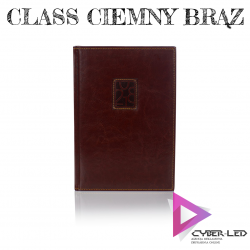 Kalendarz A5 książkowy Class ciemny brąz