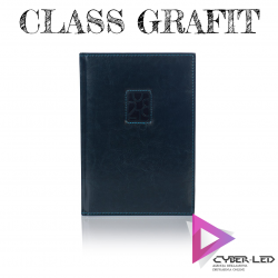 Kalendarz A5 książkowy Class grafit