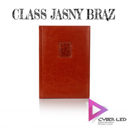 Kalendarz A5 książkowy Class jasny brąz