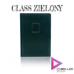 Kalendarz A5 książkowy Class zielony
